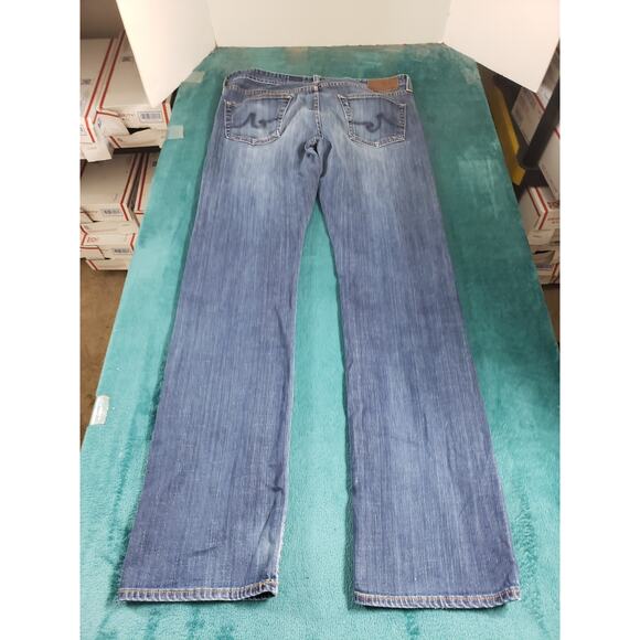 Adriano Goldschmied Jeans Size 36x36 Mens Blue Pants Stretch Protege Straight - Picture 10 of 13